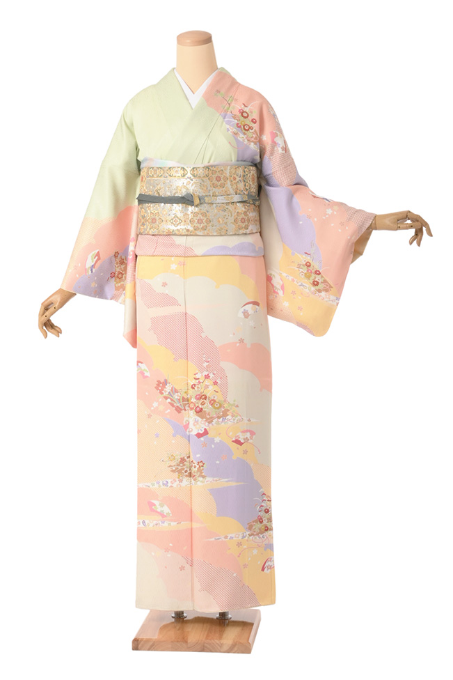 訪問着×サイズLO｜京都きもの市場 着物宅配レンタル【全国宅配可能】